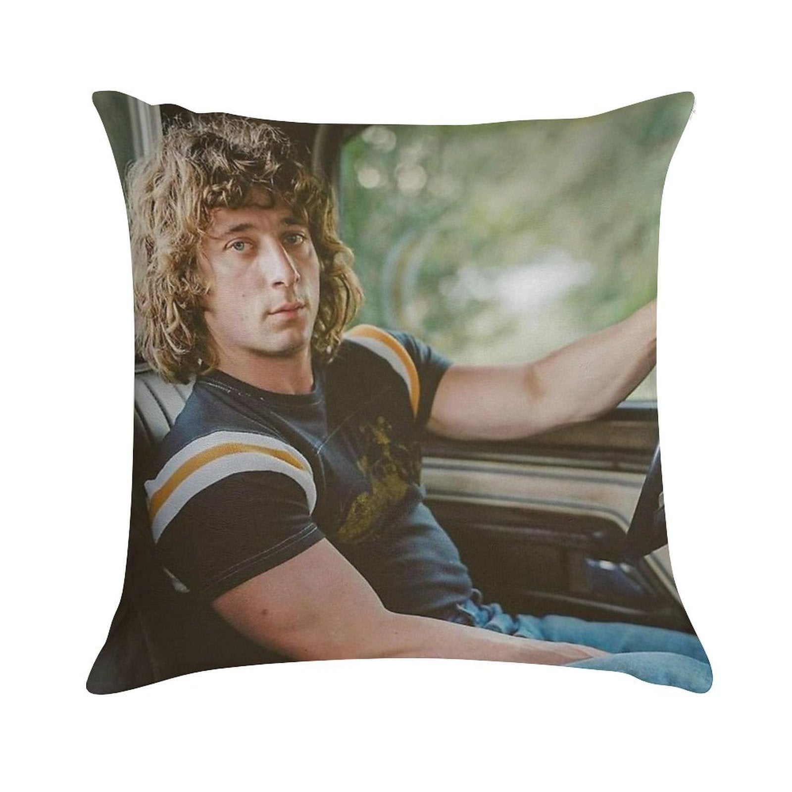Jeremy Allen White Vintage Soft High-Density Material Throw Pillow