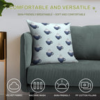 Seal Hot Chocolate Art Print Soft Luxury Feel Throw Pillow