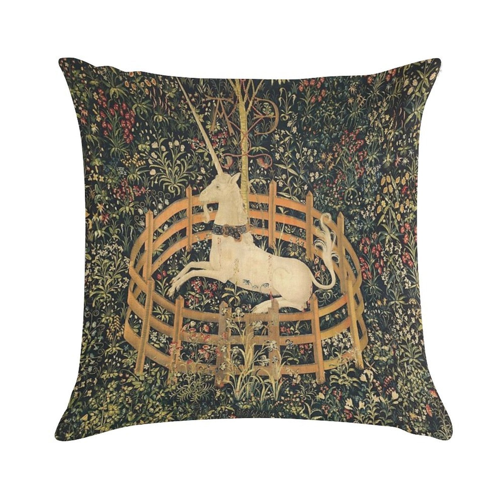 Unicorn Tapestry Soft Decorative Cover Throw Pillow