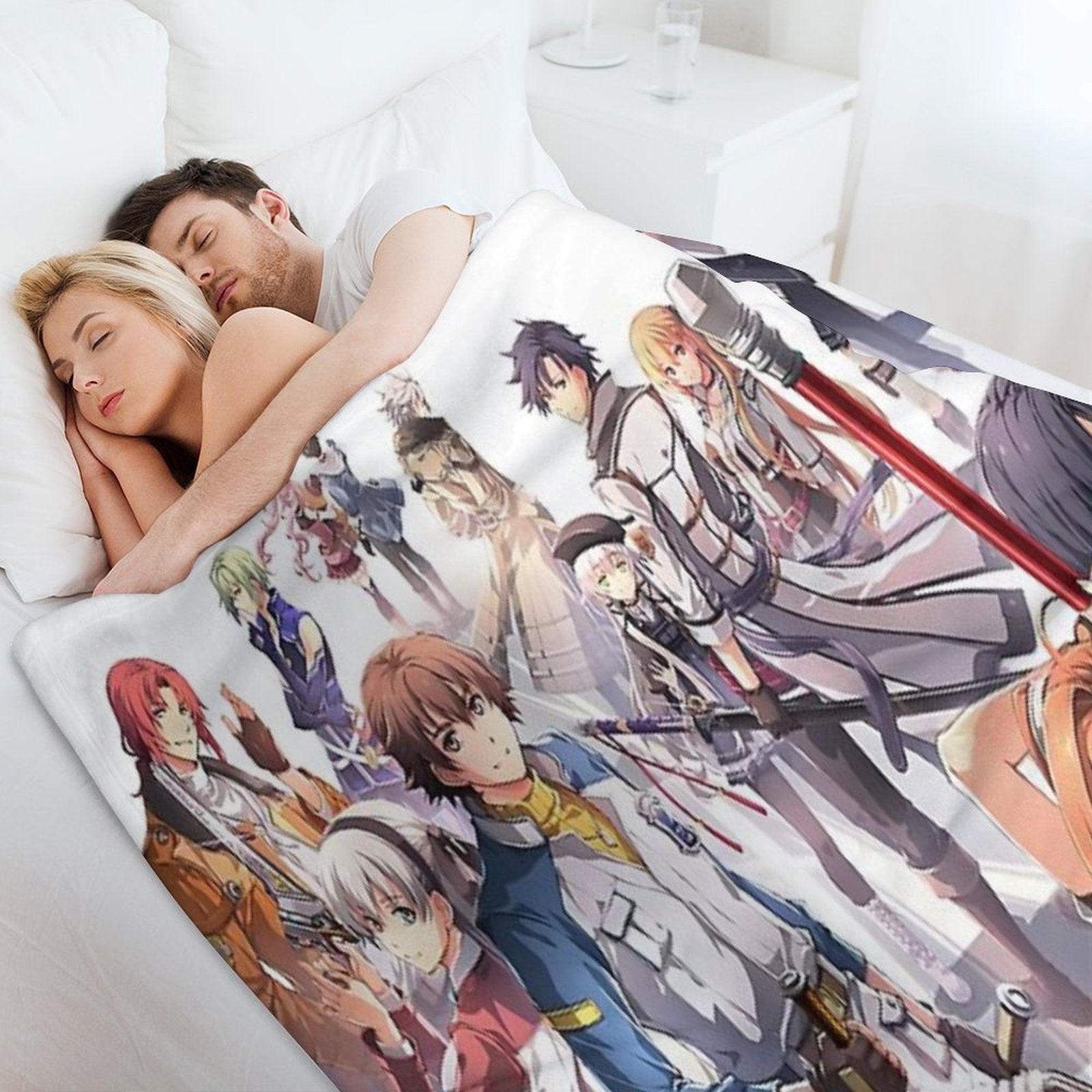Main Characters - Kiseki Series - Legend of Heroes - Trails of Cold Steel Travel-friendly Throw Blanket