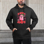 Berry Scary Cute Halloween Strawberry Ghost Cartoon Funny Casual Wear Hoodie