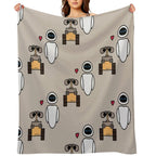 Wall-E And Eve Anti-pilling Throw Blanket