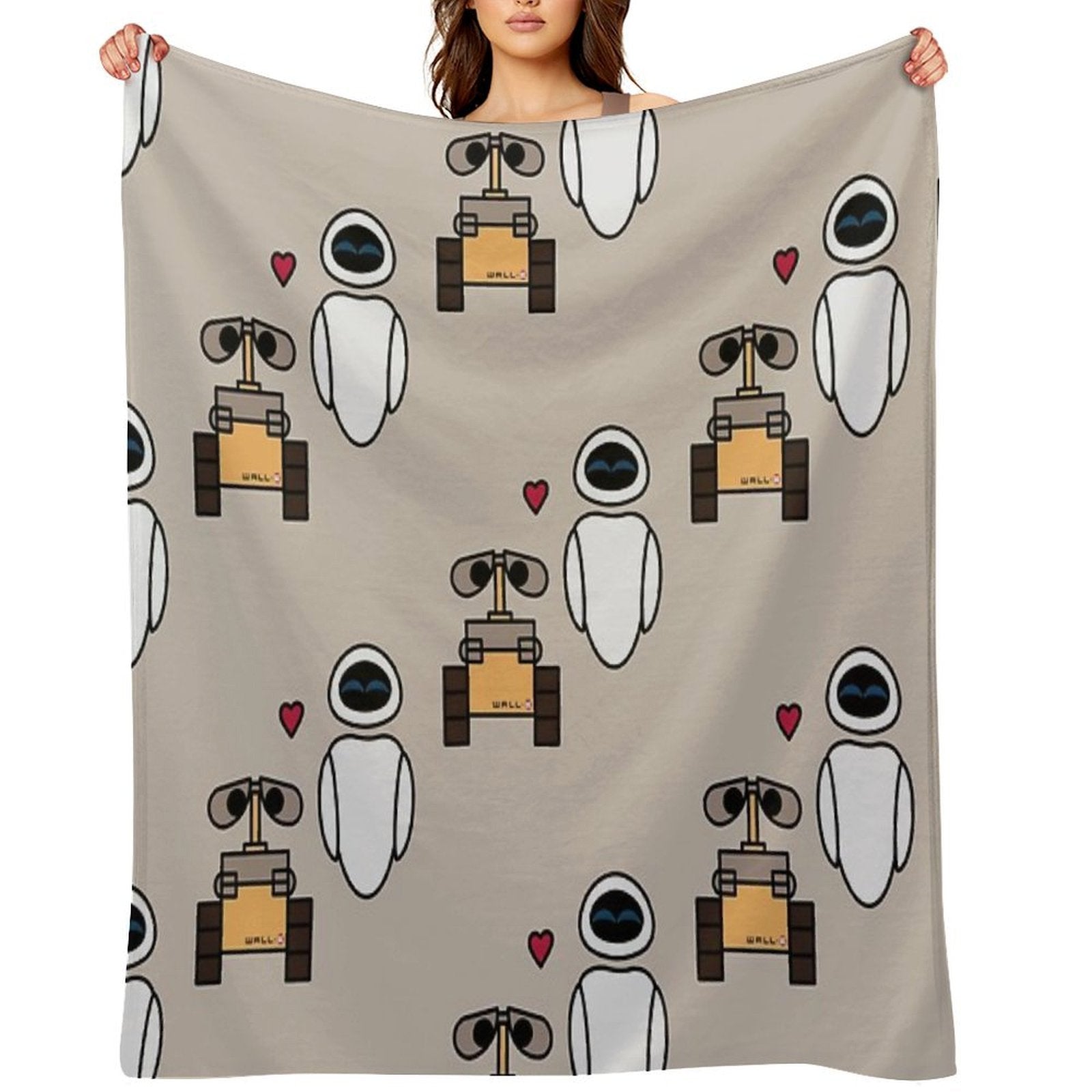 Wall-E And Eve Anti-pilling Throw Blanket