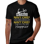 Retired Navy Chief  Odor-resistant T-Shirt