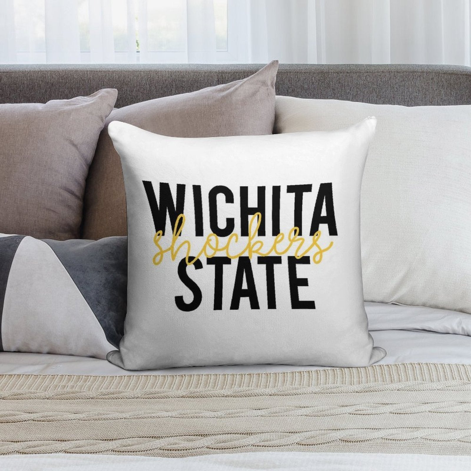 Wichita State Shockers Soft Style Accent Throw Pillow