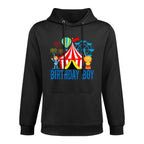 Boy of The Birthday For Boy Ringmaster Circus Theme Carnival Easy Care Hoodie