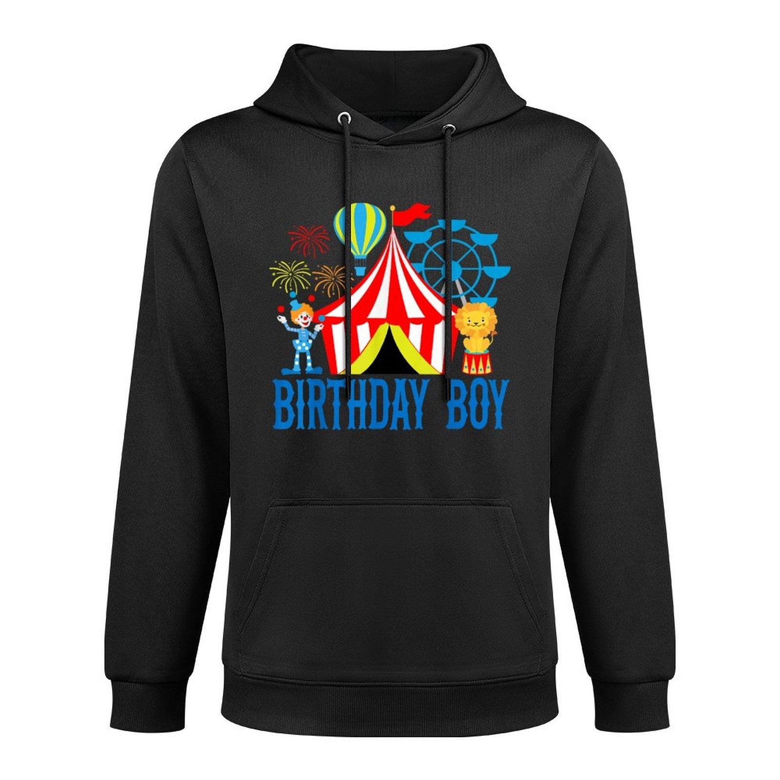 Boy of The Birthday For Boy Ringmaster Circus Theme Carnival Easy Care Hoodie