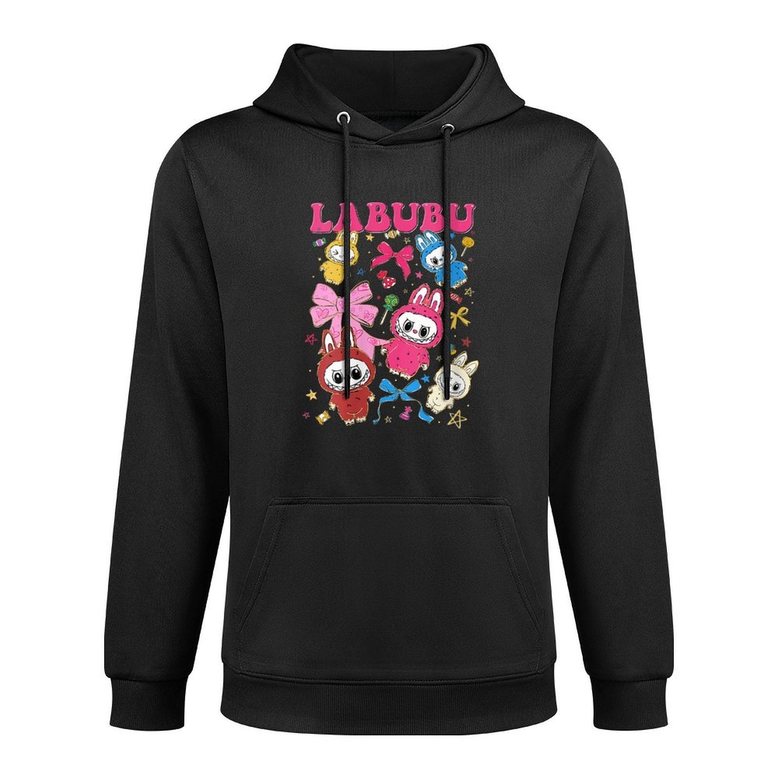 Womens Coquette Bow Labubu The Monsters Labubu Lover Men Women Kid Layering Staple Hoodie