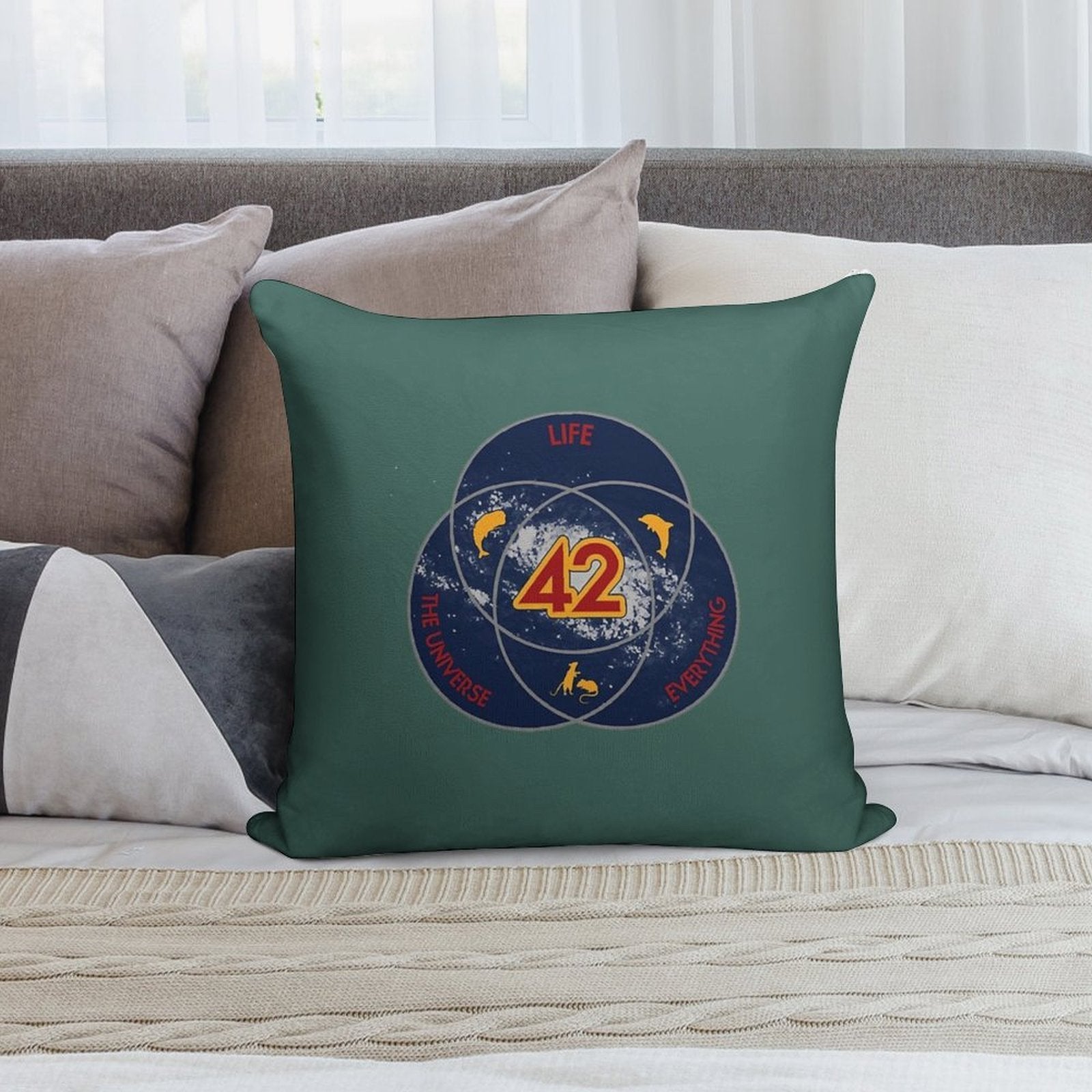 Science 42 Soft Anti-Pilling Throw Pillow