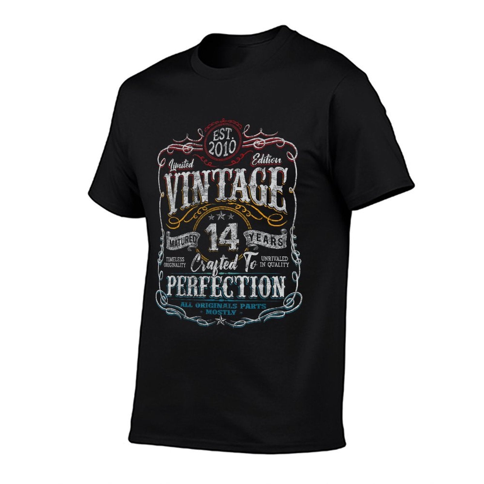 Vintage 2010 Limited Edition 14 Year Old 14th Birthday  Quick-drying T-Shirt