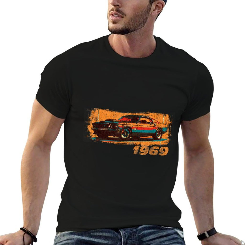 Vintage 1969 50th Birthday Classic Muscle Car Retro  Versatile T-Shirt