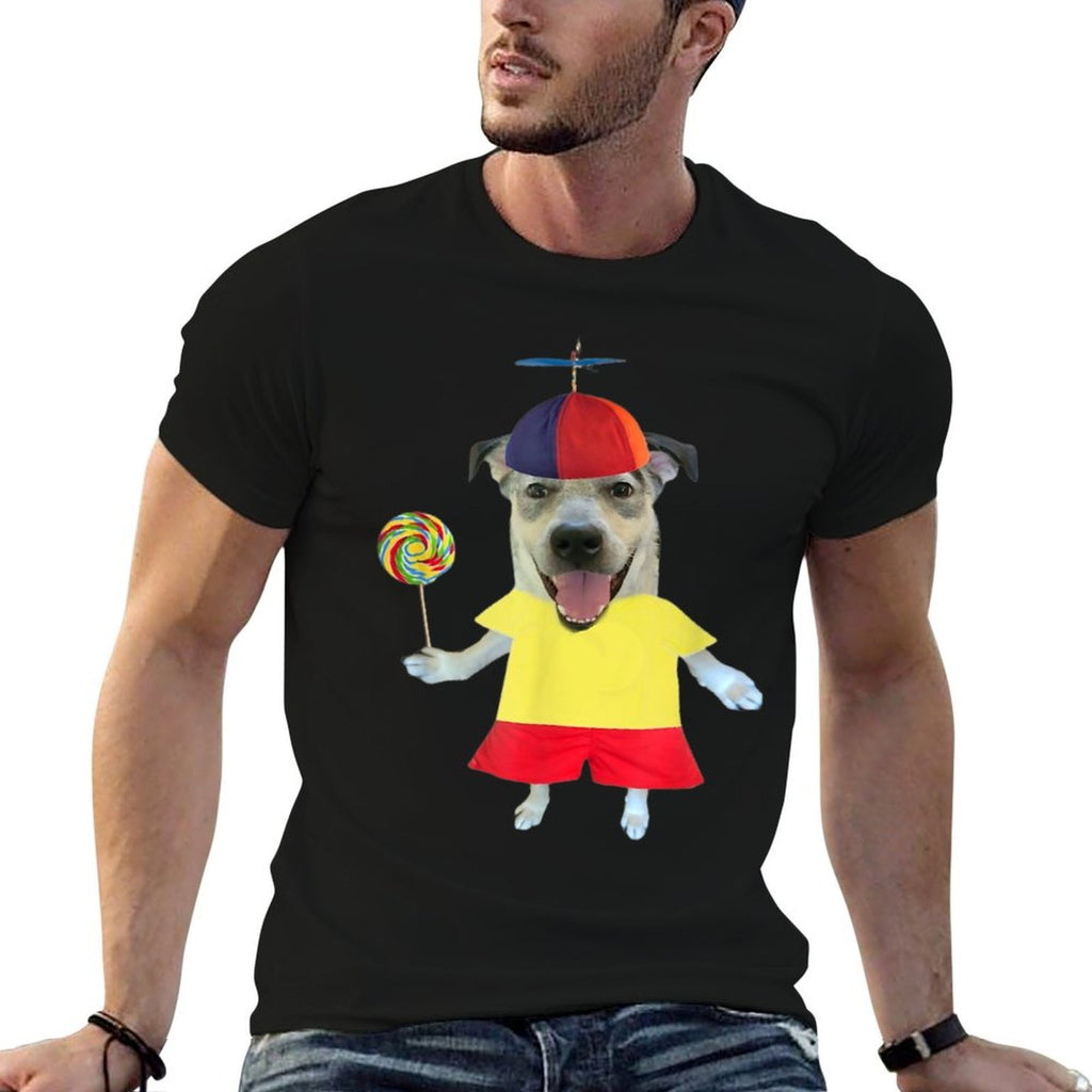 Funny Silly Dog with Lollipop Meme  Affordable Price T-Shirt