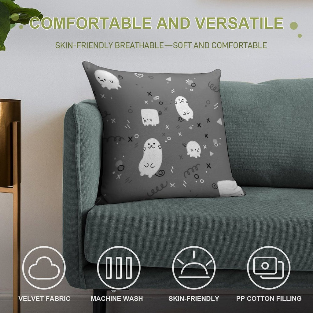 Pipapeep Pattern #1! Soft Bedroom Essential Throw Pillow