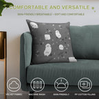 Pipapeep Pattern #1! Soft Bedroom Essential Throw Pillow