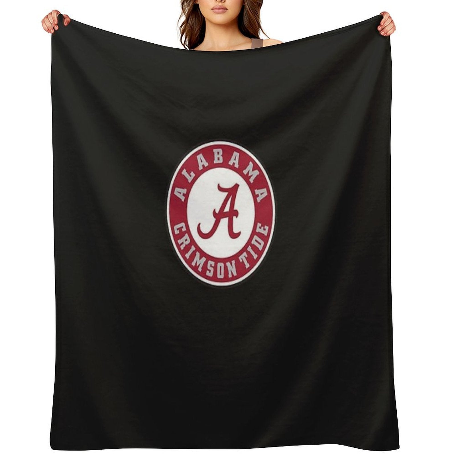 Alabama Logo Classic T-Shirt Lightweight Throw Blanket