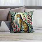 Cheetah Soft High-Density Material Throw Pillow