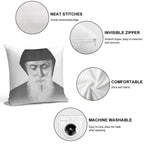 Saint Charbel Soft High-Density Material Throw Pillow