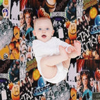 Halloween Collage Durable Throw Blanket