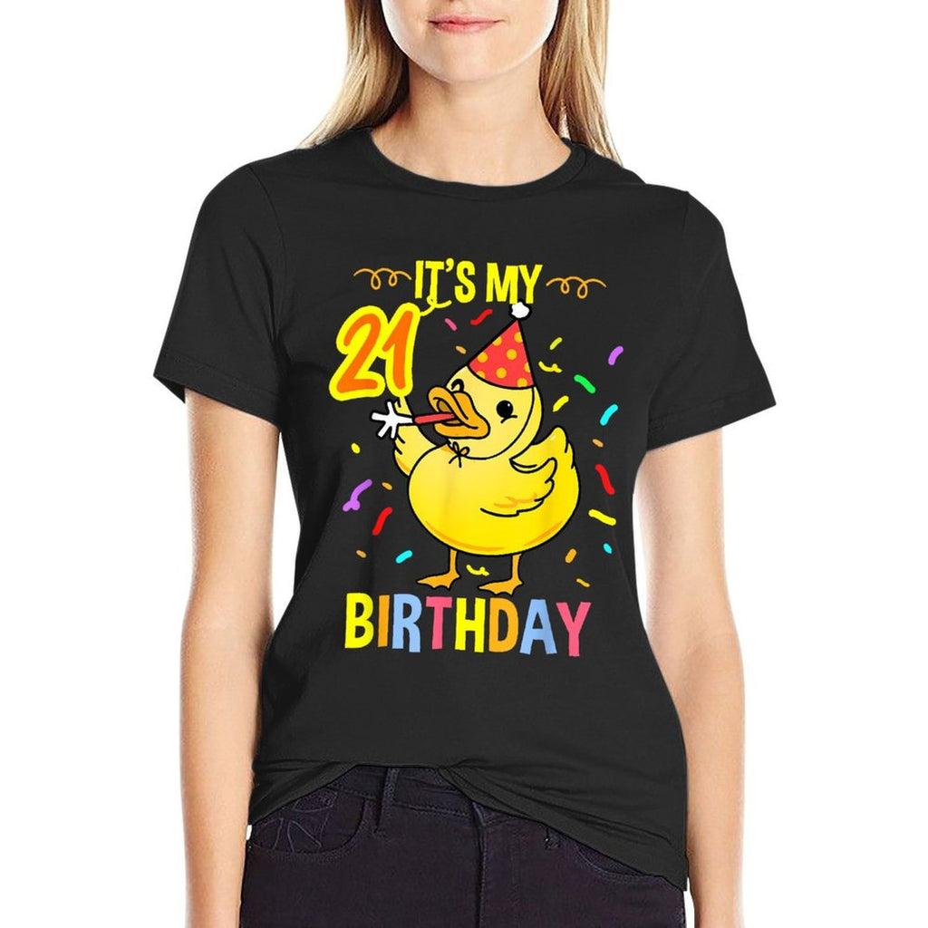 Its My 21st Birthday Duck  Affordable Price T-Shirt