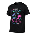 Its My Mermazing 3rd Birthday Mermaid Girl Theme 3 Yrs Old  Classic T-Shirt