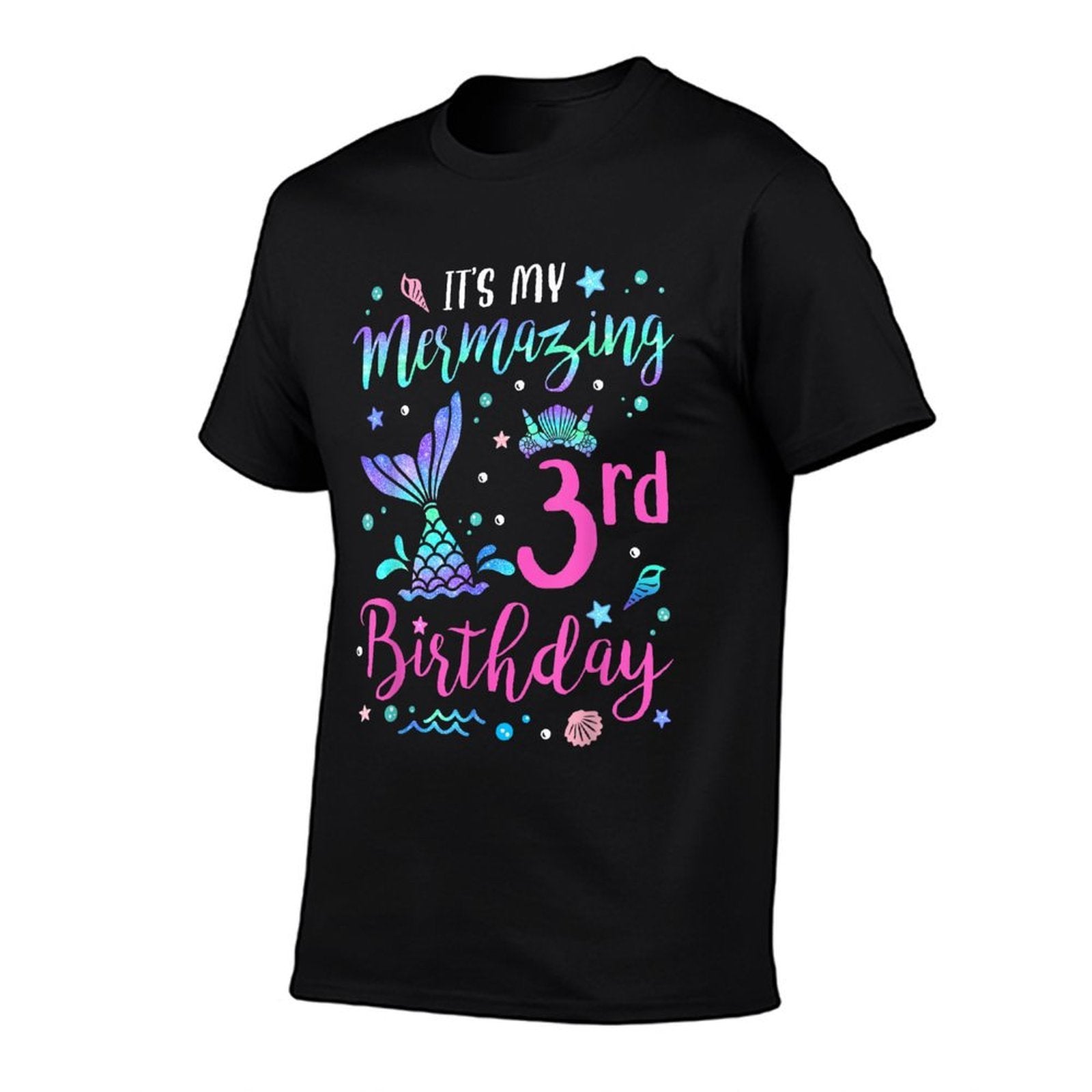 Its My Mermazing 3rd Birthday Mermaid Girl Theme 3 Yrs Old  Classic T-Shirt