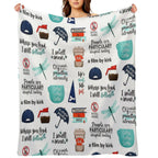 Bigger Sticker Pack I Smell Snow, In Omnia Paratus, A Film by Kirk All-season Throw Blanket