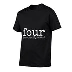 4th Birthday for Boys - Gift for 4 Year Old Kids  Soft T-Shirt