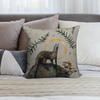 Otter And Her Treasures Soft Warmth Comfort Throw Pillow