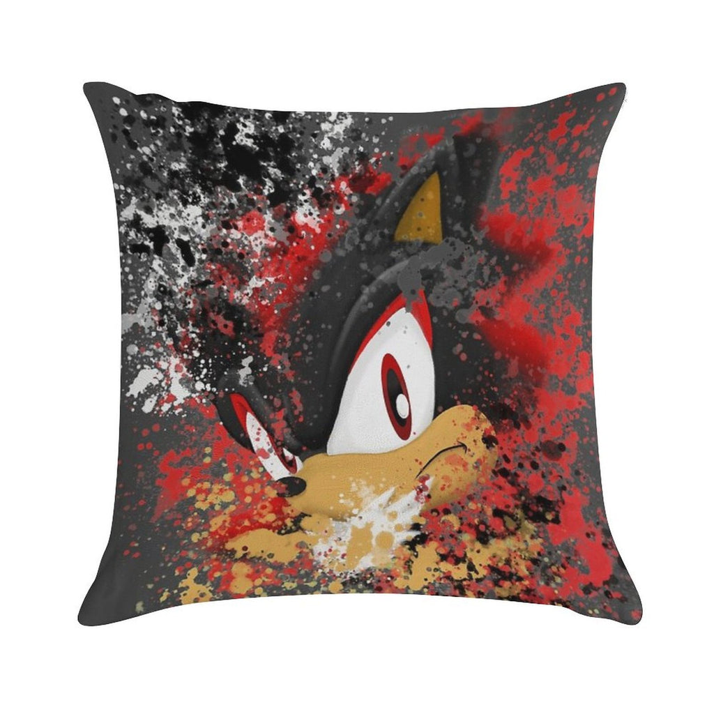 Shadow Stare Back V2.0 Soft Hidden Zipper Throw Pillow