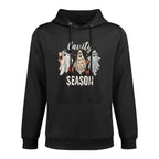 Cavity Season Halloween Funny Dental Ghosts And Toothbrush Cotton-Polyester Blend Hoodie