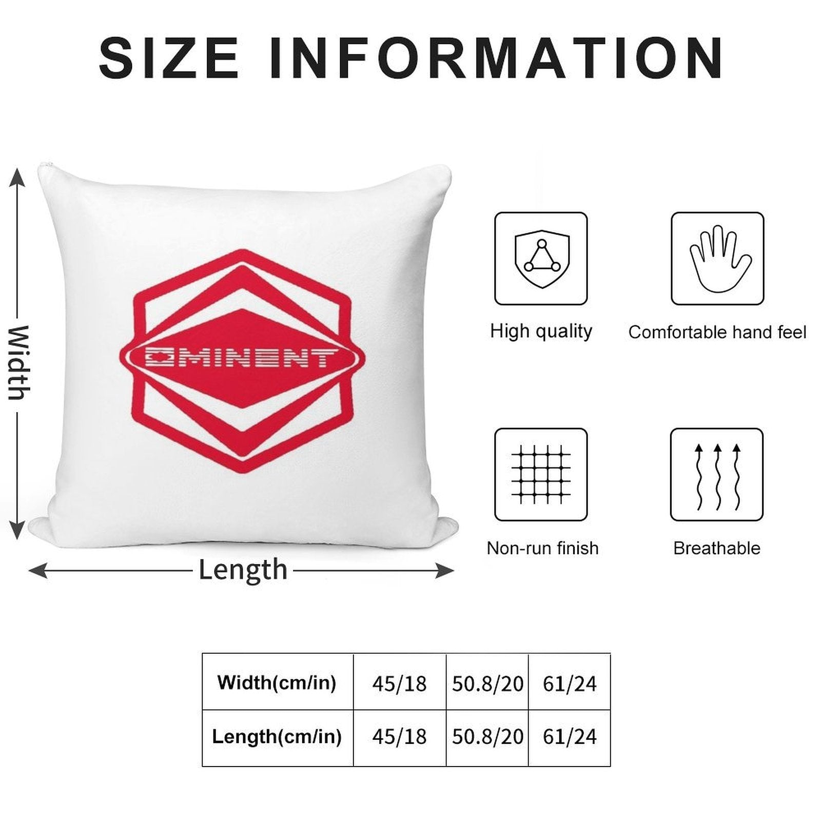 Grounded Ominent Soft Skin-Friendly Throw Pillow