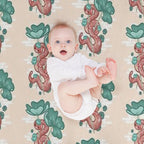 Red Snake Surrounded by The Clover Leaf Comfort Throw Blanket