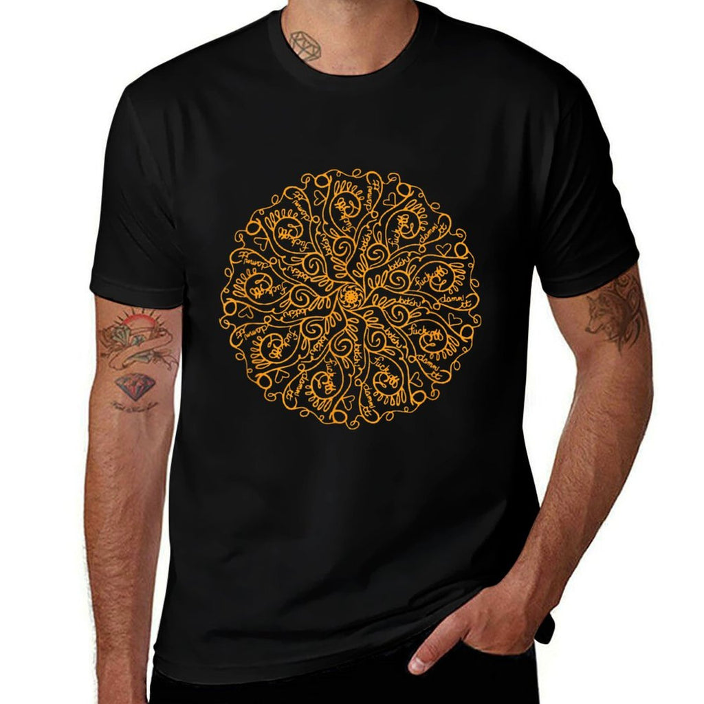 Curse Word Mandala Graphics T for Women  Odor-resistant T-Shirt