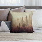 Wander in The Fog Soft Gift Ready Throw Pillow