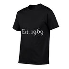 Est 1969 Tshirt 50th Birthday Celebration Comfortable T-Shirt