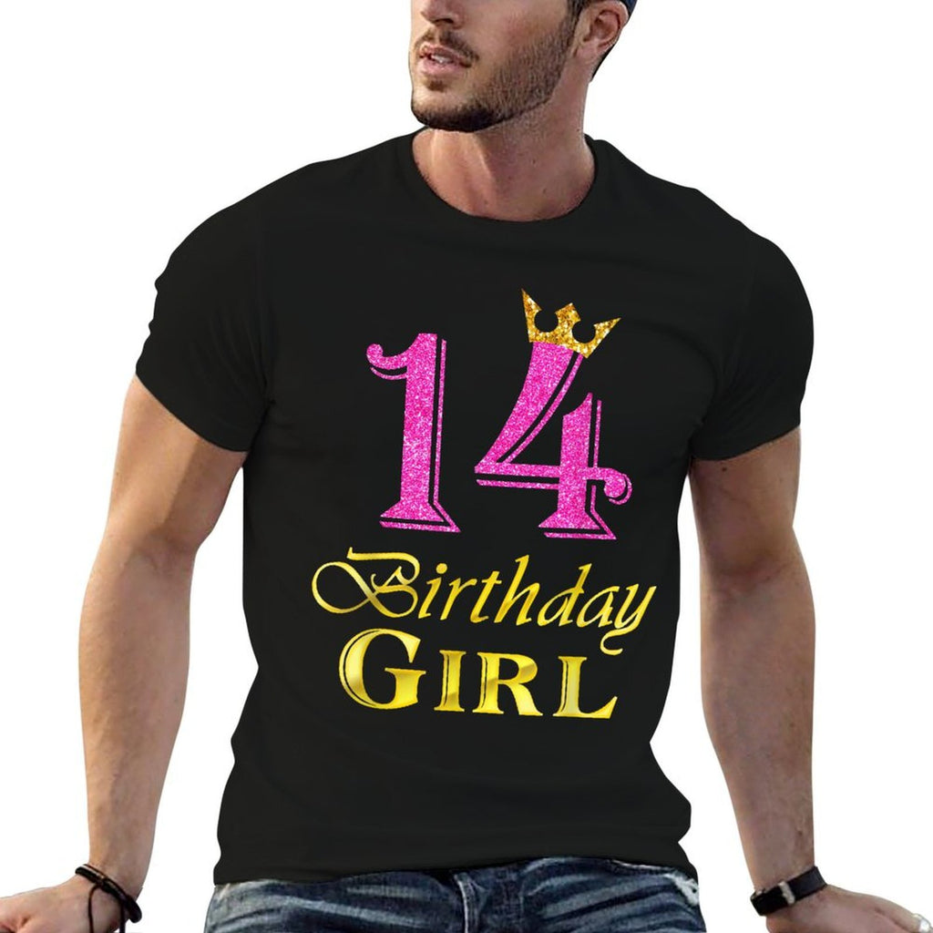 14 Birthday Girl Princess 14 Years Old 14th Birthday  Stretchy T-Shirt