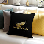 Winged Honda Retro Soft Durable Construction Throw Pillow