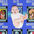 Mega Man 2 - Stage Select Compact Throw Blanket