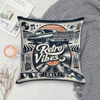 Retro Vibes Soft Multiple Sizes Throw Pillow