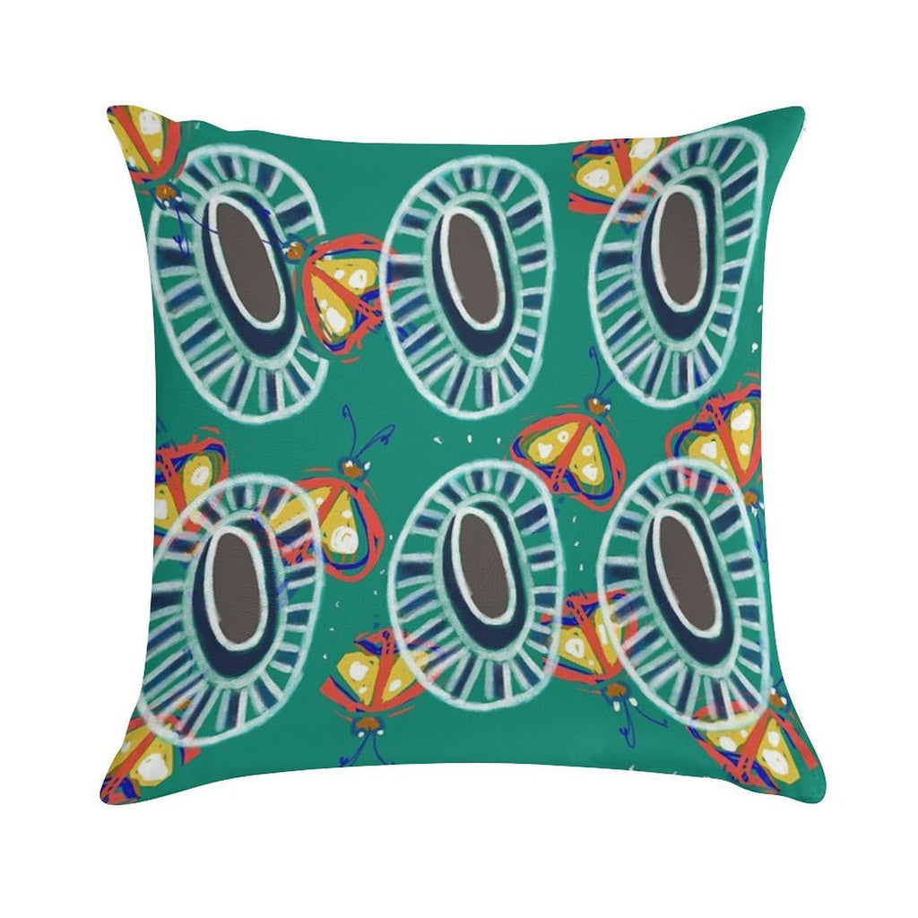 Burrudjarra Native Butterfly . Soft Multiple Sizes Throw Pillow