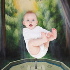 Pedestal of Time Shrink-resistant Throw Blanket