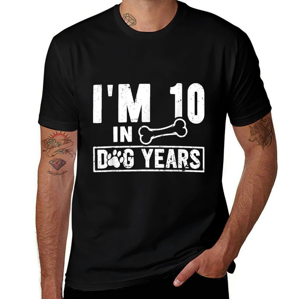 I'm 10 In Dog Years 70th Birthday  Stretchy T-Shirt