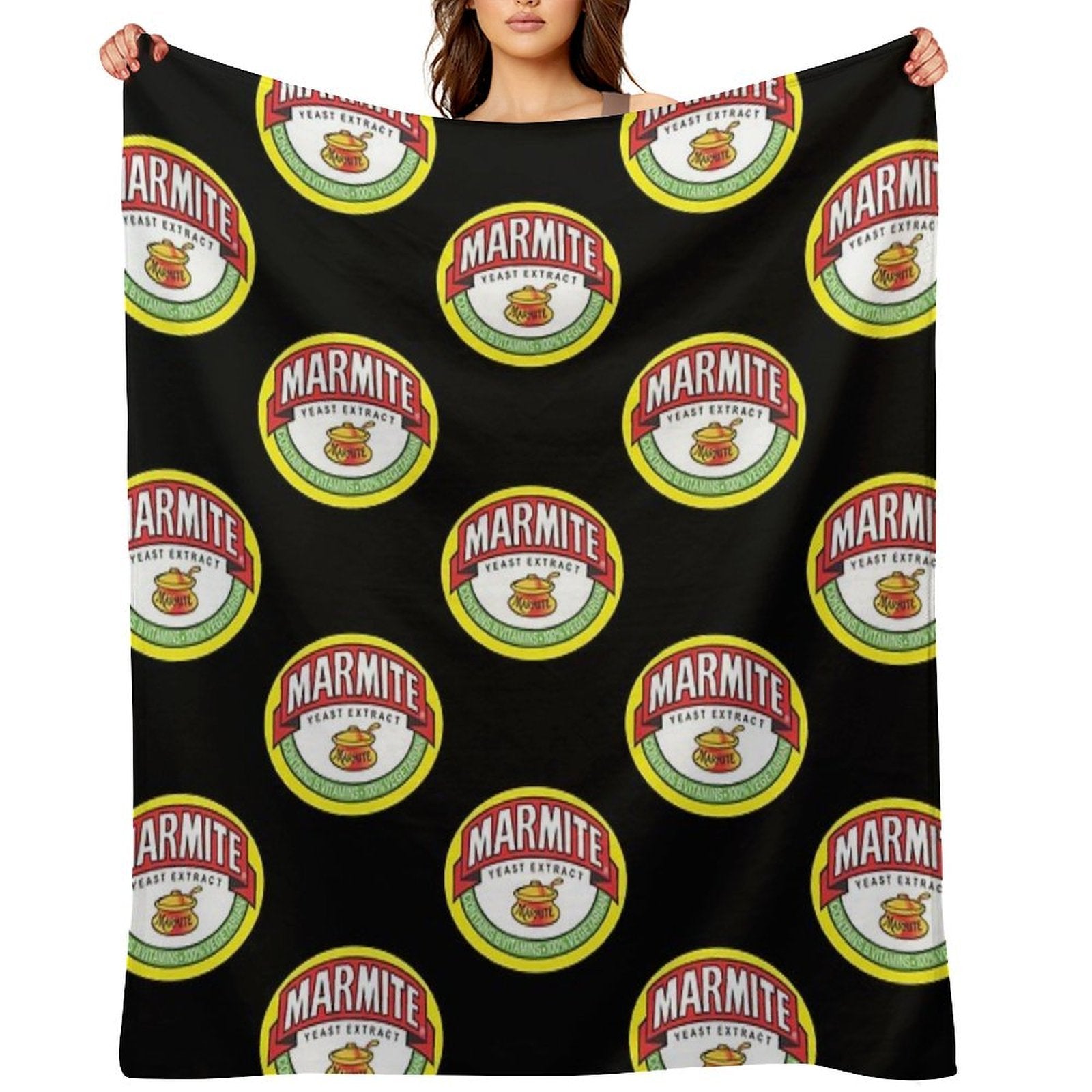 Marmite Logos Multi-functional Throw Blanket