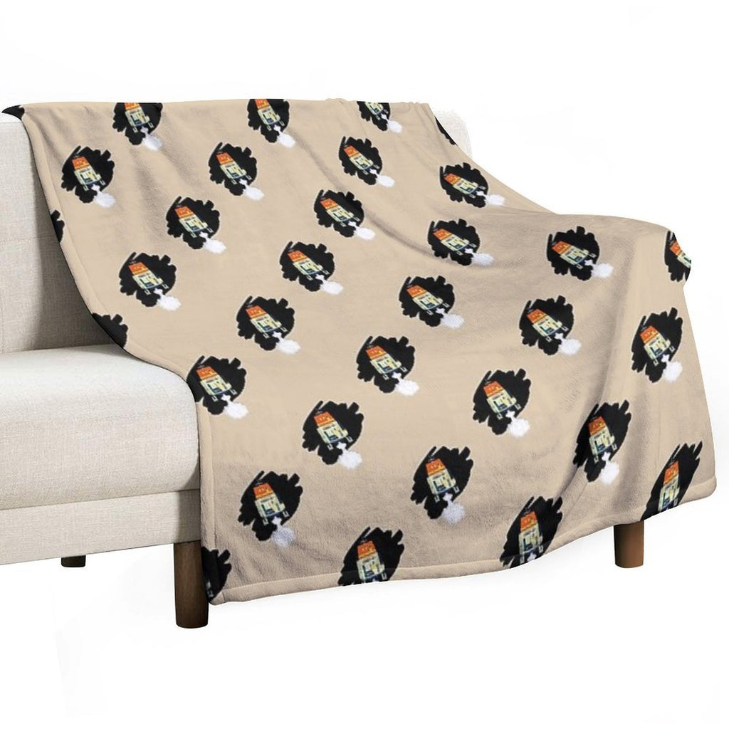 Chop in Space Eco-conscious Throw Blanket