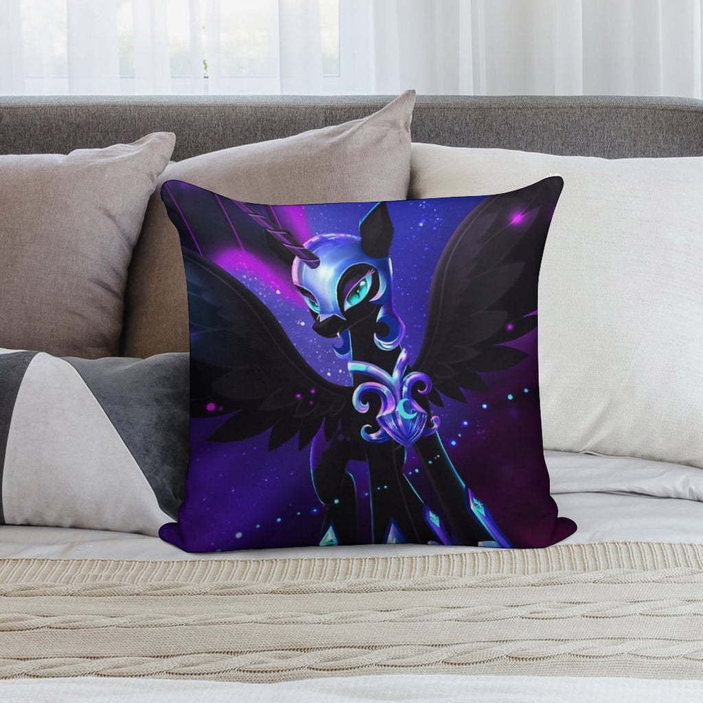 Nightmare Moon Soft Anti-Pilling Throw Pillow