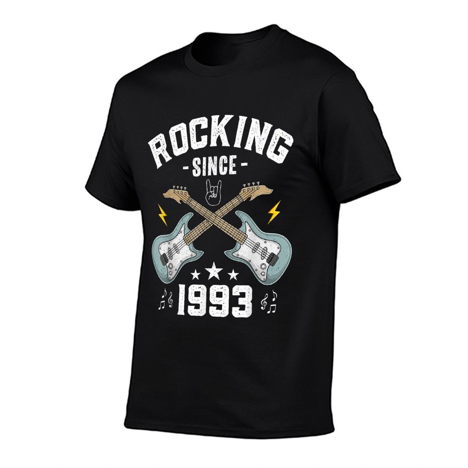 Rocking Since 1993 Vintage Rock Music Guitar 30th Birthday  Durable T-Shirt