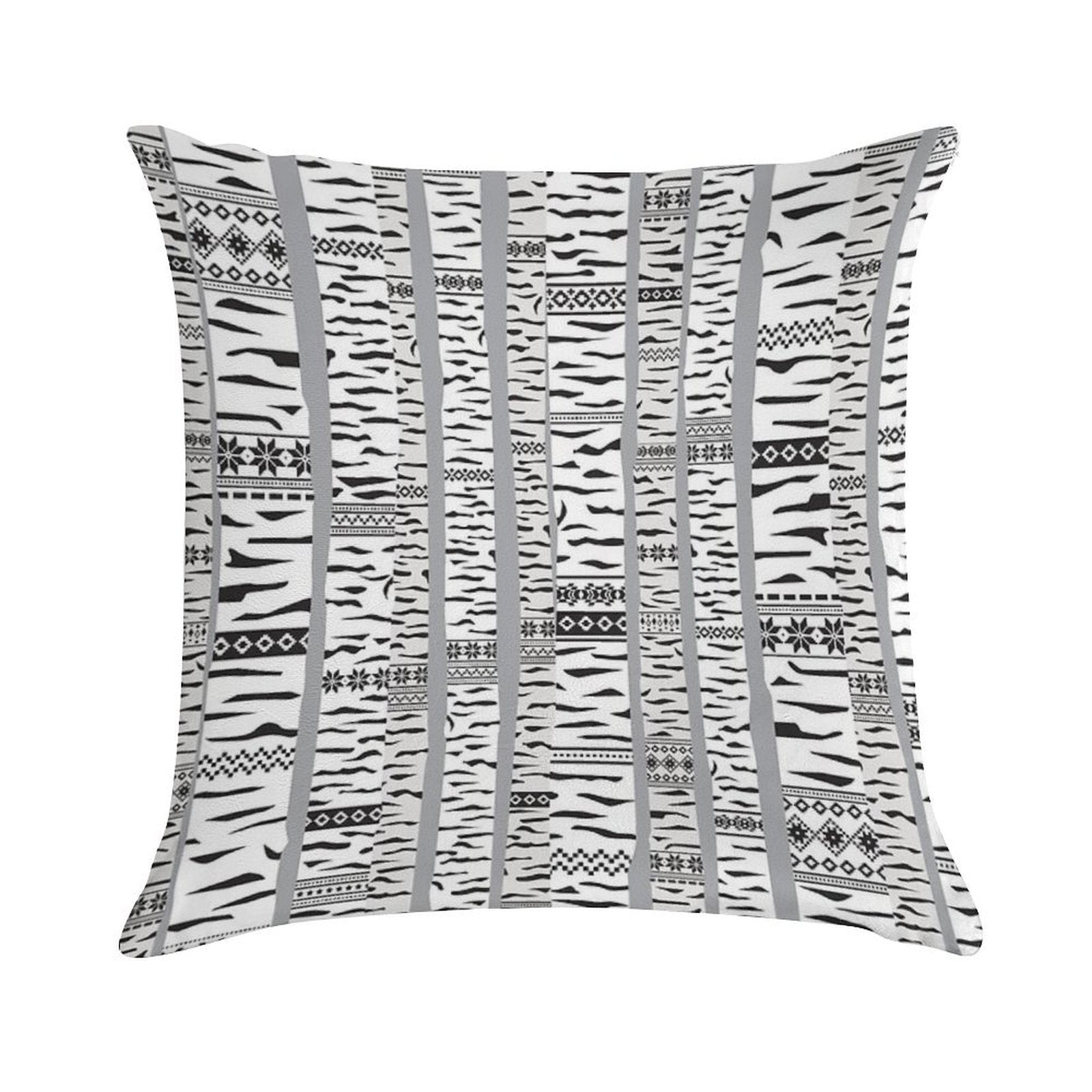Birch Forest Soft Durable Construction Throw Pillow