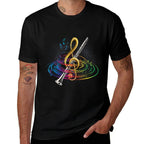 Treble Clef Clarinet  Moisture-wicking T-Shirt