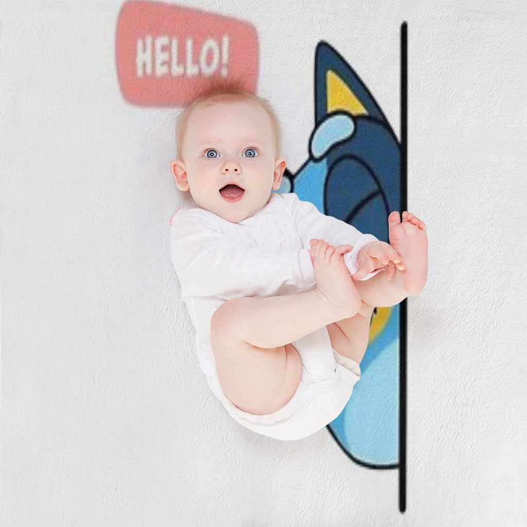 Hello Bluey Premium Throw Blanket