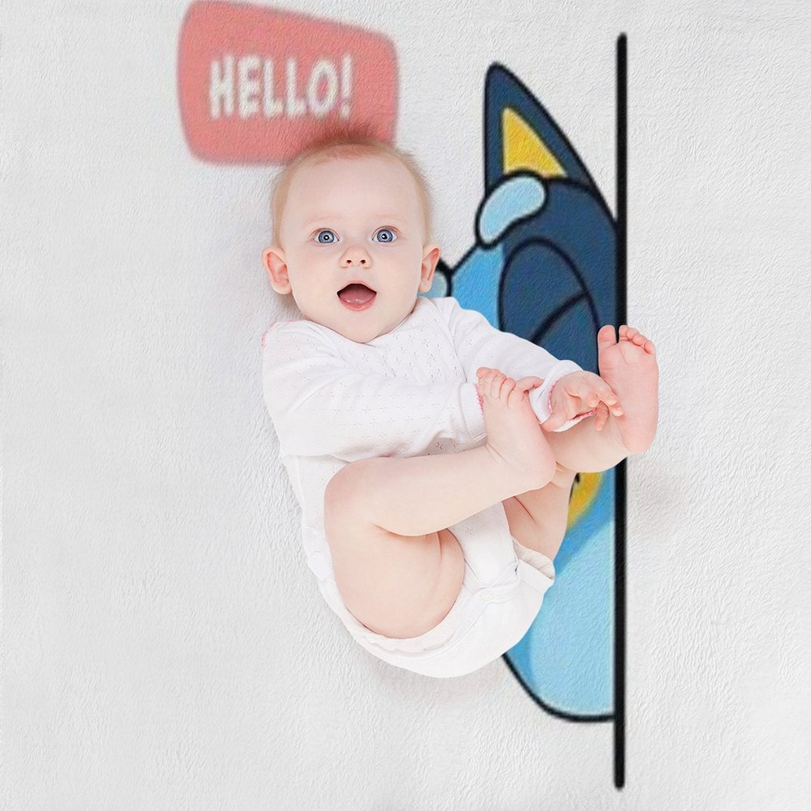 Hello Bluey Premium Throw Blanket
